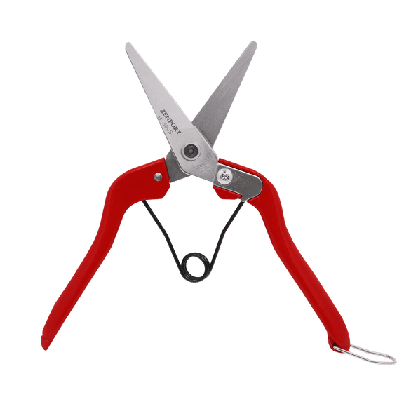 Zenport H360S Heavy Duty Thinning Shear, Blade, 2 Inch Stainless Steel Blades, Red