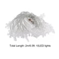 thumbnail image 3 of Teissuly Christmas Lights Snowflake String Lights, 300cm 20 LED Waterproof Snowflake Fairy Lights Indoor Outdoor for Bedroom Home Garden Party Xmas Decor Christmas Tree Decorations Teissuly WER202310060898, 3 of 9
