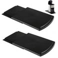 thumbnail image 1 of HauSun Kitchen Caddy Sliding Coffee Maker Tray Mat,Countertop Storage for Blender Toaster Kitchen Appliances-12" Premium BPA Free Base Sliding Shelf with Smooth Rolling Wheels|2 Pack (Black, 2), 1 of 7