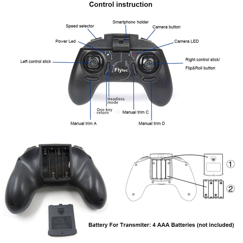 flytec mini racing drone t18