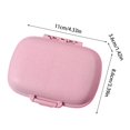 thumbnail image 3 of Travel PillOrganizer 8 Compartments Portable PillCase Daily PillBox To Hold Small Container for Pocket Purse Organizer, 3 of 8