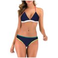 thumbnail image 1 of Bikini con estilo para mujer con almohadilla en el pecho sin soporte de acero Correa cómoda Traje de baño dividido Conjunto de dos piezas para la playa OAVQHLG3B Store lin121212, 1 of 4