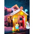 thumbnail image 5 of Kalolary 10FT Christmas Inflatables Arch for Outdoor Decoration, Xmas Gingerbread Man Snowman Blow Up Yard Decorations with Built-in LED Lights for Garden Lawn Outdoor Yard Winter Holiday Supplies, 5 of 7