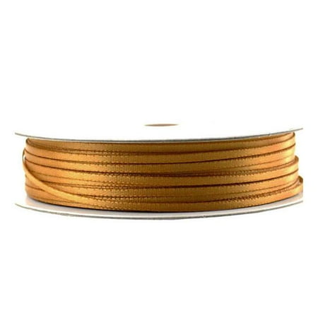 faced satin ribbon yard inch antique double gold