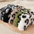 thumbnail image 4 of Women Fuzzy Socks Cozy Soft Fluffy Cute Animal Slipper Socks Sleeping Warm Socks Christmas Gift for Girls, 4 of 6
