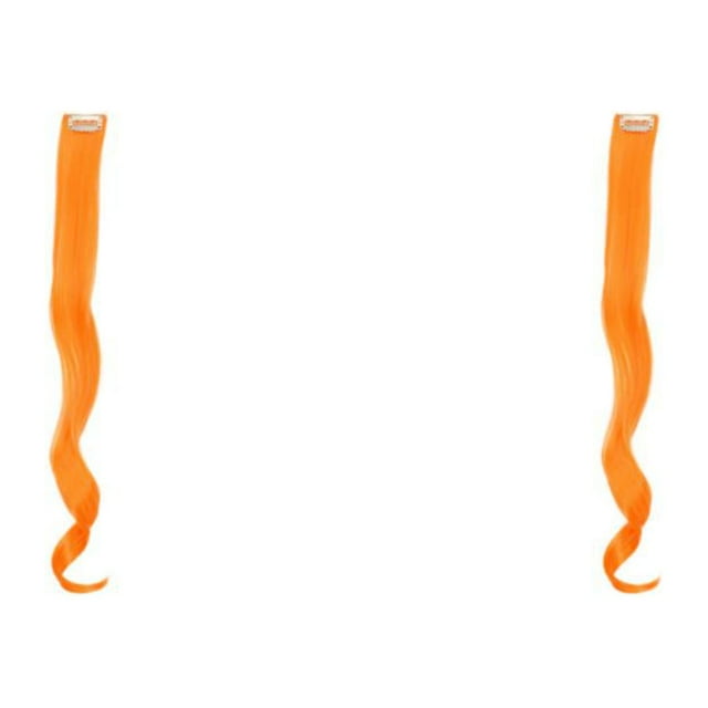 Postizos de colores Sonducket Clip en la extensión del pelo para Mujeres 24C/Rizado 2Conjunto