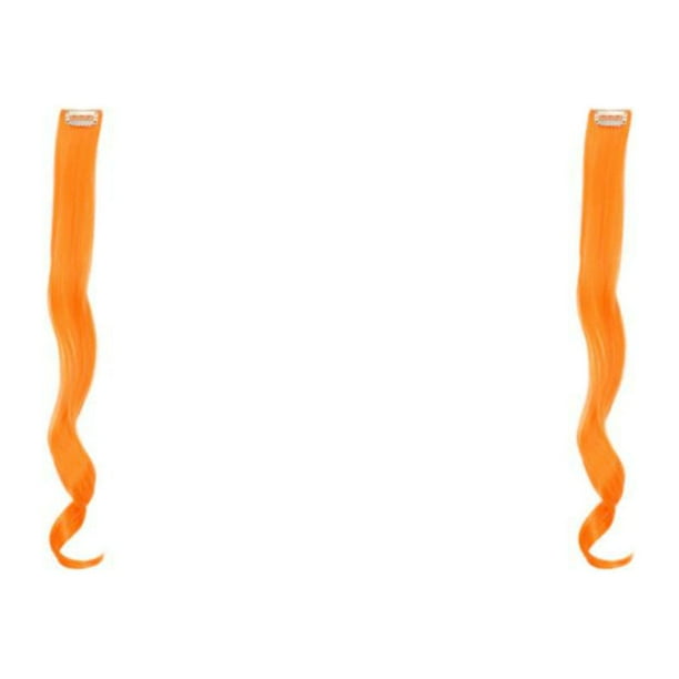 Minnieouse Extensión de cabello con Clip de 22 pulgadas para mujer, extensiones rectas de colores, peluca de moda para accesorios de peinado Type1 NO1