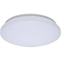Satco 62-1851 LED Cloud Fixture With Sensor 11" 11.5W 120V CCT Select Round White (1 Pack)