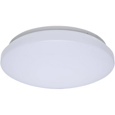 Satco 62-1851 LED Cloud Fixture With Sensor 11" 11.5W 120V CCT Select Round White (1 Pack)