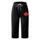 thumbnail image 3 of Pantalones capri de lino para mujer 2025: cintura con cordón, bolsillos estampados, largo cropped para ropa informal y de resort., 3 of 3