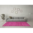 thumbnail image 3 of Ahgly Company Indoor Round Abstract Pink Modern Area Rugs, 8' Round, 3 of 4