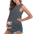 thumbnail image 6 of IROINNID On Sale Nursing Tank for Women Solid Color Print Sleeveless Pregnant Vest Clothe Top,Dark Gray, 6 of 6