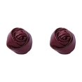 thumbnail image 2 of Adornos para San Valentín, regalos para San Valentín, pendientes de rosa de cuero con un toque invernal para San Valentín francés, cien modelos de mujer, pendientes festivos., 2 of 6