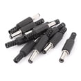 thumbnail image 1 of Unique Bargains 10Pcs 5.5x2.1mm Male Solder DC Power Tip Jack Connector, 1 of 1