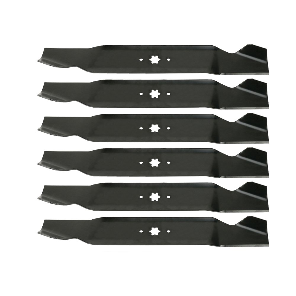 (6) USA Mower Blades® High Lift for Cub Cadet 74204126, 94204126, 42