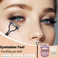 thumbnail image 2 of Wal-mart Deals Viflosae 3 In 1 Eyelash Application Tool Kit | Eyelash Separator Metal Teeth Mascara Comb Portable Curler And Applicator Set Tweezers Extensions Clips Eyelashes Clearance, 2 of 8