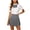 BB-Gray, variant on QATAINLAV Women's Skirt Set School Uniform 2 Piece Outfits High Waist Pleated Skirt with Bow Cute Streetwear Army Green L
