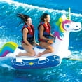 thumbnail image 2 of Wow Watersports Rainbow Unicorn 2 Person Inflatable Ride On Towable Tube, 2 of 4