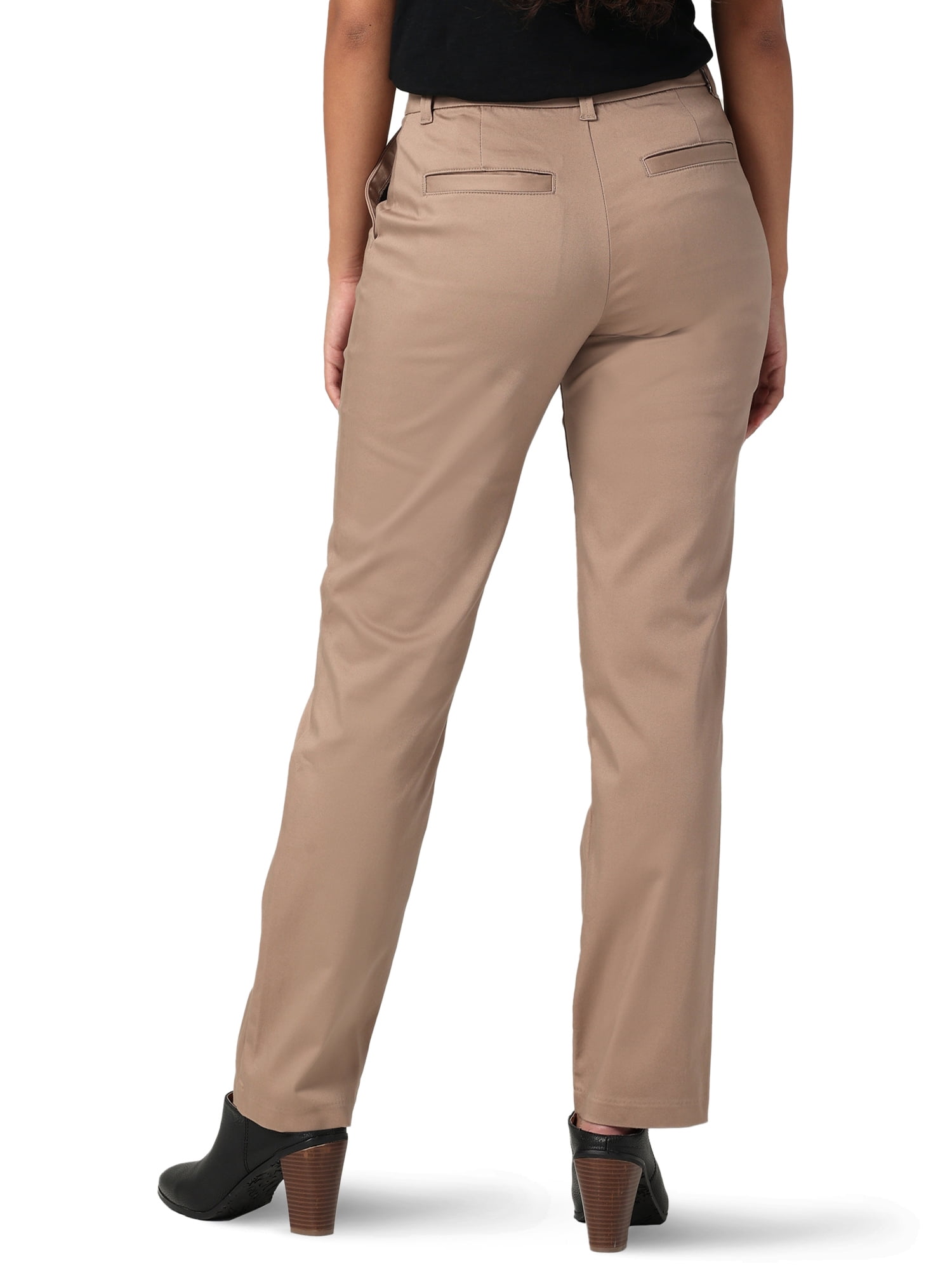 Lee® Women's Comfort Waist Woven Straight Leg Pant 