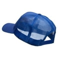 thumbnail image 3 of Guatemala Flag Patched Big Size Solid Cotton Twill High Profile Mesh Pro Style Cap - Royal XL-3XL, 3 of 5