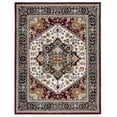 thumbnail image 2 of Safavieh Heritage York Oriental Wool Area Rug, Ivory/Red, 9' x 12', 2 of 11