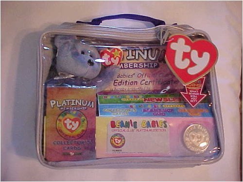 clubby 2 beanie babies platinum edition