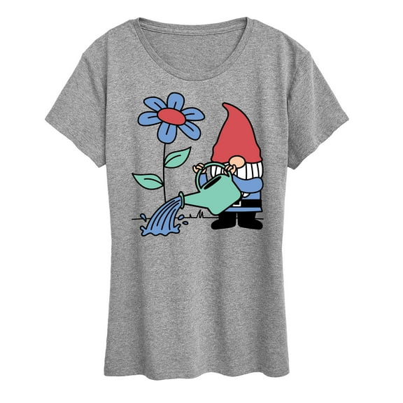 Instant Message - Gardening Gnome - Women's Short Sleeve Graphic T-Shirt