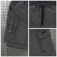 thumbnail image 5 of Vibrex Men's Shorts, Men's Cargo Shorts Multi-Pockets Relaxed Summer Beach Shorts Pants,Men's Shorts with Zipper Pockets Gray_XL, 5 of 6