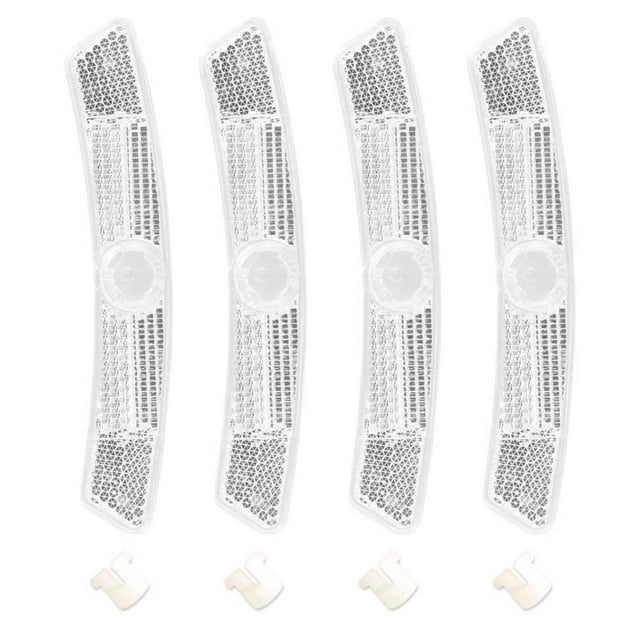4PCS Bicycle Reflectors Bicycle Reflectors Front Rear Spoke Reflectors Bicycle