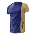 thumbnail image 4 of Sngxgn Mens Short Sleeve Gym Bodybuilding Tshirts Crewneck Tees Shirts Tops(Blue,XXXXL), 4 of 4