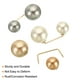 thumbnail image 4 of Broche Pasadores de Perla Imitación Unique Bargains Collar Decorativo Seguridad Clips para Mujer Gris/Blanco/Dorado 3uds, 4 of 5