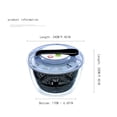 thumbnail image 4 of Ruiboury Manual Salad Vegetable Dehydration Basket Kitchen Vegetable Washer, 4 of 6