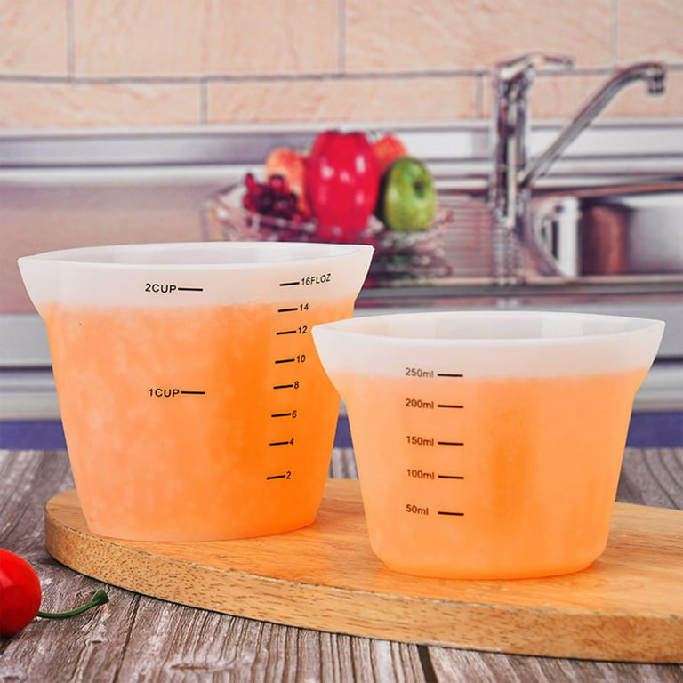 Silicone Measuring Cup - 2 CUP; 500ml – LOLIVEFE, LLC