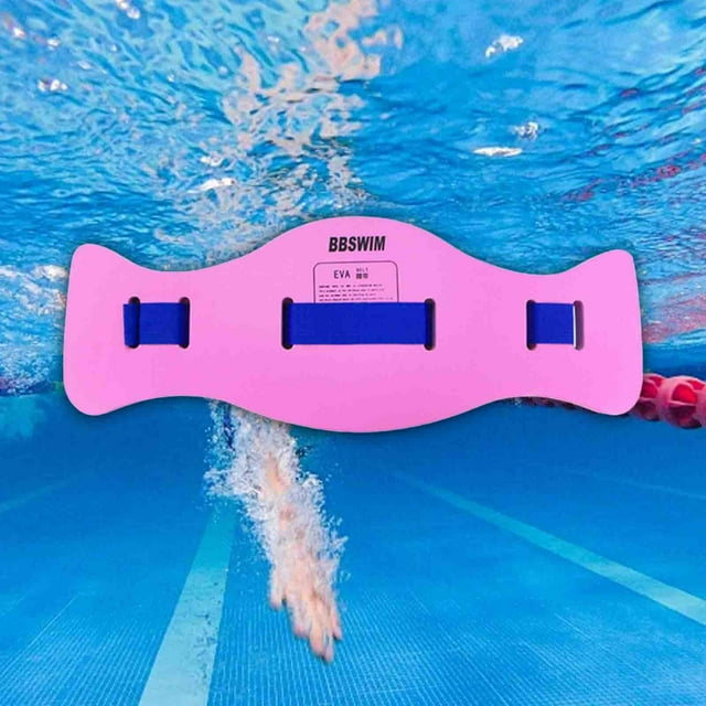 Colaxi Swimming Belt Beginners Buoyancy Board Lightweight Swim Training Belt Device L Size Pink