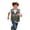 Army Green-B, variant on Kids Zipper Up Mesh HI VIS Reflective Vests Boys Girls Safety Vest Reflective High Visibility Vest with Pockets for Cycling Skiing