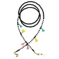 thumbnail image 1 of Cadena para gafas, soporte para gafas, cadena negra para gafas, cordón elegante, correa para soporte para gafas, regalo de cumpleaños, boda en la play, 1 of 9