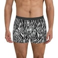 thumbnail image 4 of Wukai Zebra Print Men’s Underwear Breathable Boxer Briefs,&nbsp;Moisture Wicking & Breathable-Medium, 4 of 7