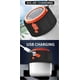 thumbnail image 2 of Linterna solar recargable negra, linterna LED USB de bolsillo para acampar al aire libre, lámpara portátil para tienda de campaña, luz de emergencia de seguridad, banco de energía, 2 of 5