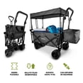 thumbnail image 2 of Carrito Plegable Multifuncional Hikeo con Ruedas y Toldo, 2 of 10
