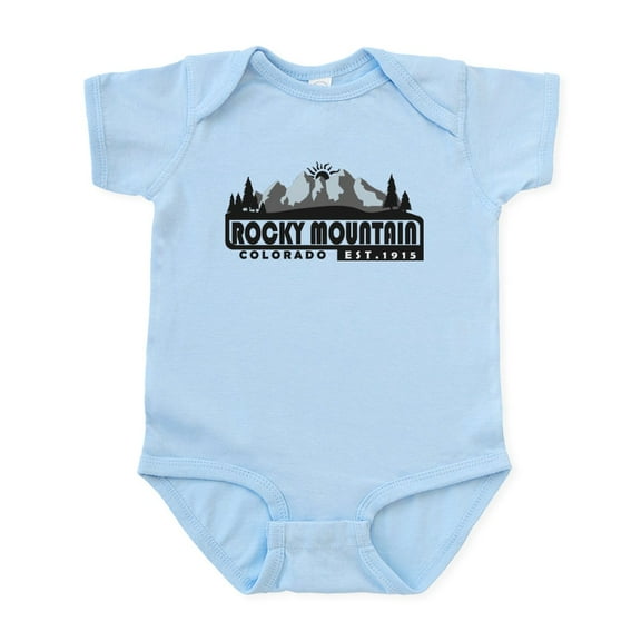 CafePress - Rocky Mountain Colorado Body Suit - Baby Light Bodysuit, Size Newborn - 24 Months