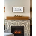 thumbnail image 6 of MODE HOME 24x12 Inch Wooden Family Sign,Large Rustic Home Wall Decor for Living Room Art, 6 of 7