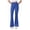 *Blue, variant on Womens High Waist Flare Yoga Pants with Pockets , Casual Strencth Pants Hot Pink,Womens Plus XL