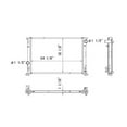 thumbnail image 2 of Radiator for Chrysler 300 2005-2014 Plastic And Aluminum RAD13157, 2 of 2