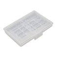 thumbnail image 2 of 5x Caja de Almacenamiento de Batería con Capacidad para 10 Pilas AA/AAA Caja de Soporte Anticolisión Blanca 5 piezas, 2 of 8