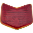 thumbnail image 3 of 1940 Ford Red Glass Tail Light Lens, Passenger Car, 3 of 7
