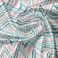 thumbnail image 7 of Ambesonne Mexican Print Valance & Curtain, Vertical Zigzag Art, 55"x45", Rose Sea Blue, 7 of 7