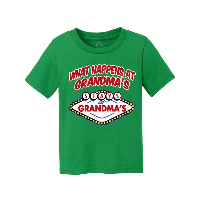 Gravity Trading ¿Qué sucede en la camiseta de manga corta de la juventud de la abuela - Clover Green - X-Large Gravity Trading Cima