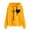 Yellow, variant on DDAPJ pyju Womens Heartbeat Print Hoodies 2023 Trendy,Oversized Y2K Hooded Sweatshirt Loose Casual Long Sleeve Drawstring Pullover Hoodie Fashion Streetwear Tops