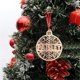thumbnail image 4 of Navidad De Madera 2021, Colgante Epidémico, Adorno Colgante Para Árbol De Navidad, Decoración Speravity HA044223-05, 4 of 6