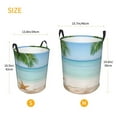 thumbnail image 5 of Balery Starfish in Beach Round Laundry Basket with Handles Waterproof Freestanding Laundry Hamper for Clothes Toys in the Dorm and Family-Medium, 5 of 8